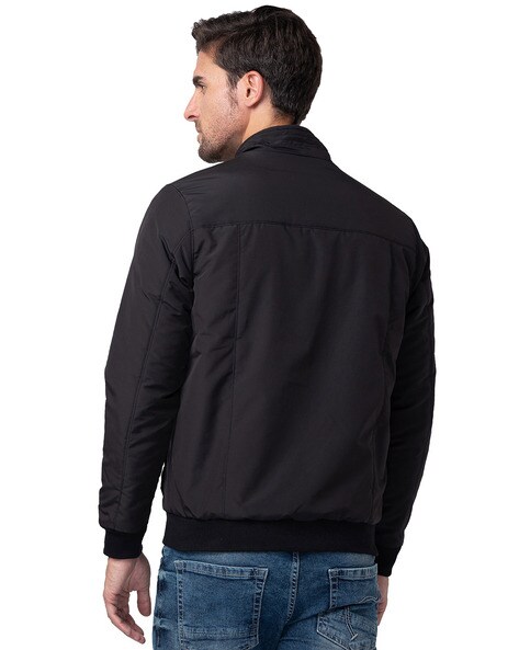 Being Human Regular Fit Men Collared Jackets-Navy