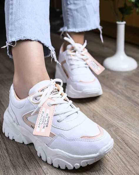 Platform Chunky Sneakers Korean Style 3 Inches Shoes - China Shoes Store-thephaco.com.vn