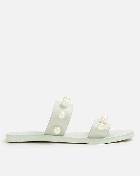 Weeboo Double Strap Scrunch Sandal in Gum Leaf | us.meeeshop