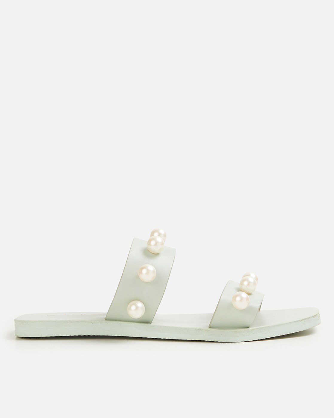 Pearl Shoes: Stuart Weitzman Pearl Slide Sandals | 8 Pairs of Pearl Shoes  to Instantly Upgrade Your Outfit | POPSUGAR Fashion UK Photo 4