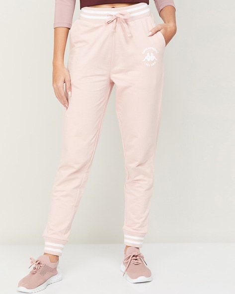 Buy Pink Track Pants for Women by KAPPA Online