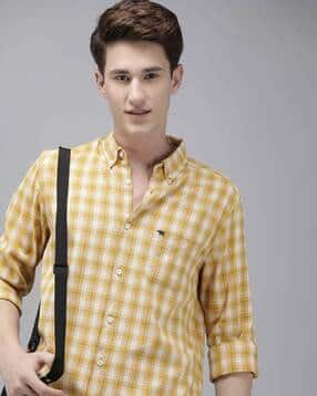 the bear house Checkered Print Slim Fit Shirt-picture-46