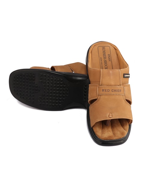 Genuine Leather Red Chief RC0593 PU Mens Rust Slip On Sandal, Size: 7 And  10 at Rs 1696/pair in Greater Noida