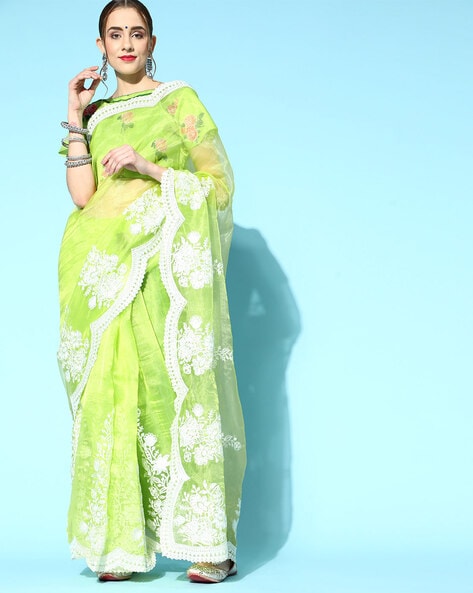 Organza Saree - Shop Classy Designer Organza Saree | Me99