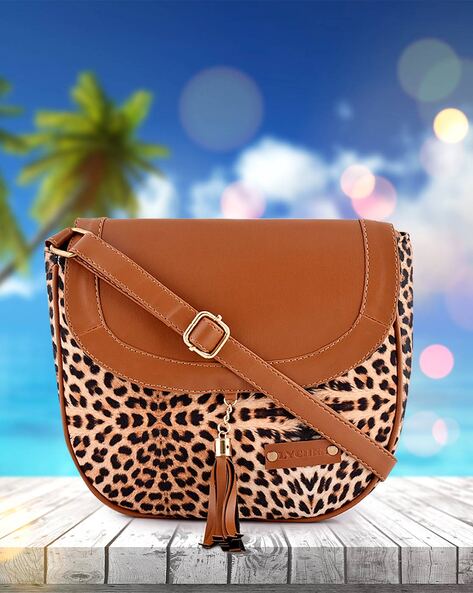 Leopard Print Sling Bag