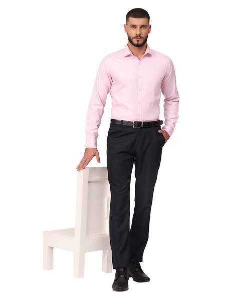 Can a dark blue trouser go with a pink shirt? - Quora