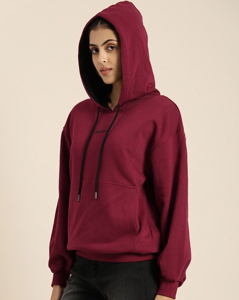 Maroon hoodie deals women's