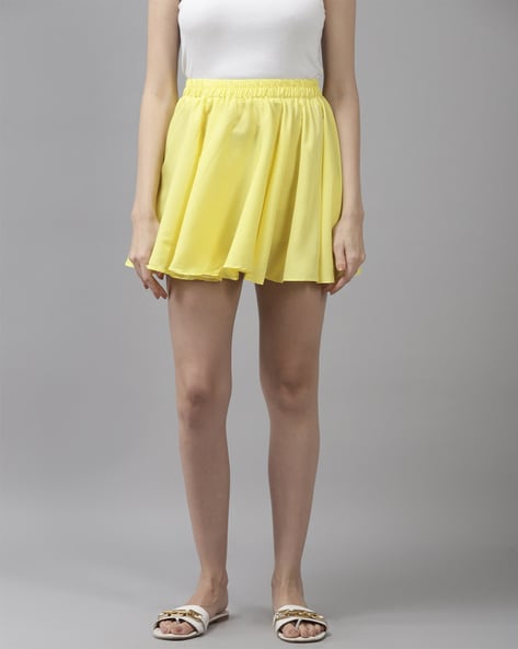 Women's Rayon Printed Yellow Skirt at Rs 424.00 | Goa| ID: 25930914930
