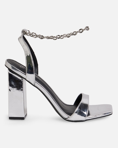 Buy Silver Heeled Sandals For Women By Call It Spring Online | Ajio.Com