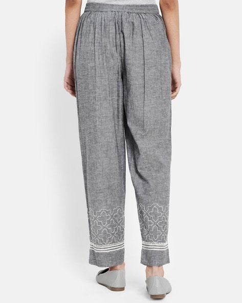 Flannel trousers (232ME226P8492) for Woman | Brunello Cucinelli