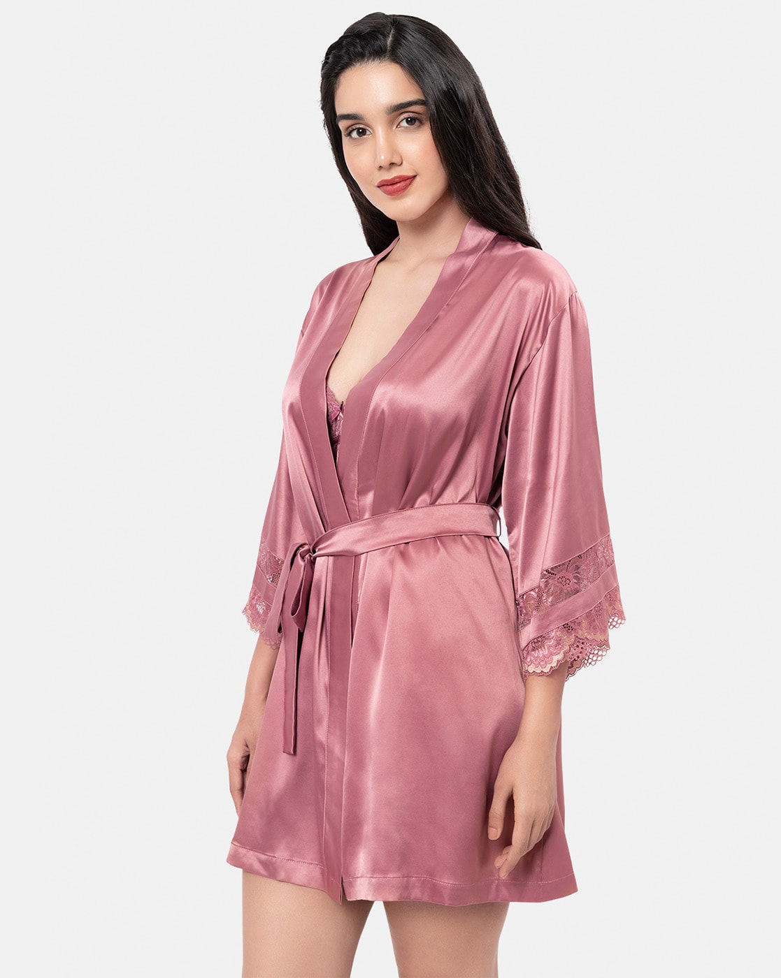 Fashion (Pink)QSROCIO Women's Pajamas Sling Dress Lace Edge Princess  Nightgown Deep V Neck Bow Backless Homedress Tempt Sleepdress Femme MAA @  Best Price Online