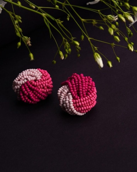 Buy Pink Earrings for Women by Sohi Online | Ajio.com