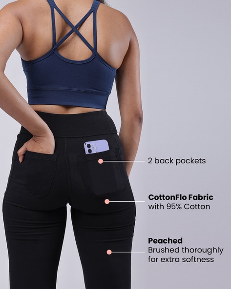 Buy Black Track Pants for Women by BLISSCLUB Online