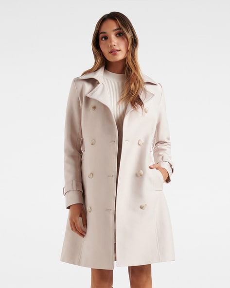 Women's Pearl Grey Original Classic Fit Duffle Coat with Wooden Toggle |  Original Montgomery - USA