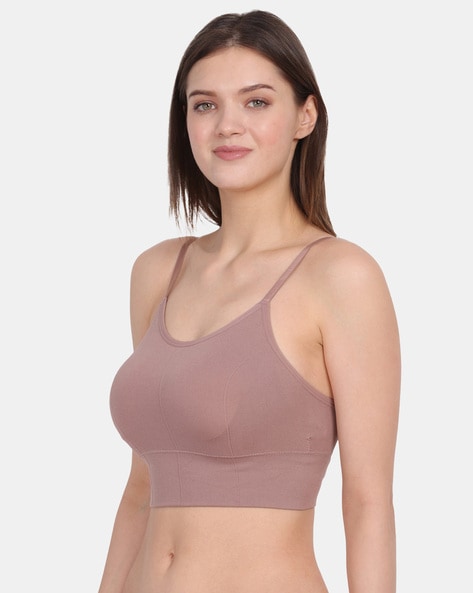 All In Motion NWT Women's XS Light Mauve Simplicity Twist Support Sports Bra
