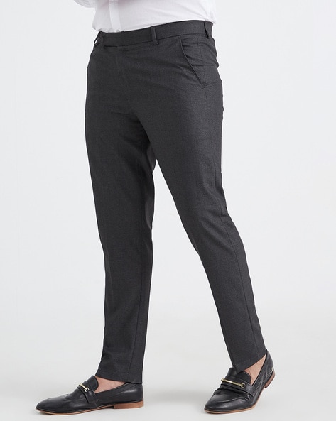 Buy Grey Trousers & Pants for Men by Mr Button Online