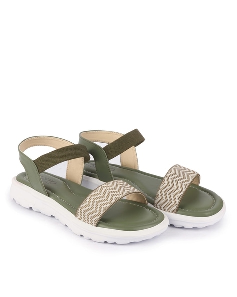 Buy Tan Flat Sandals for Women by FAUSTO Online