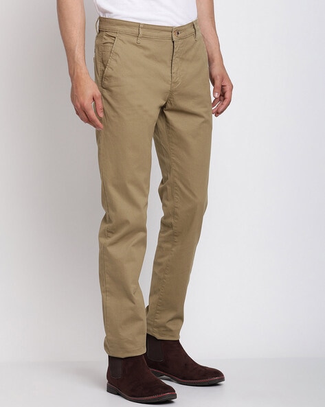 Buy Cantabil Men Beige Regular Fit Formal Trouser MTRF00120Beige32 at  Amazonin