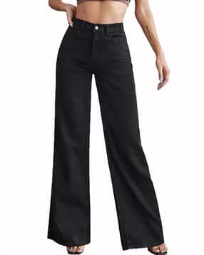 High-Rise Bootcut Jeans