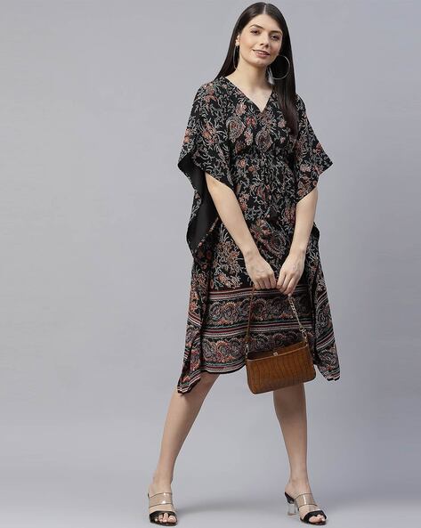 Summer Kaftan Dress Made From Block Print Cotton Oversized - Etsy |  Oversized dress, Kaftan dress, Kaftan pattern
