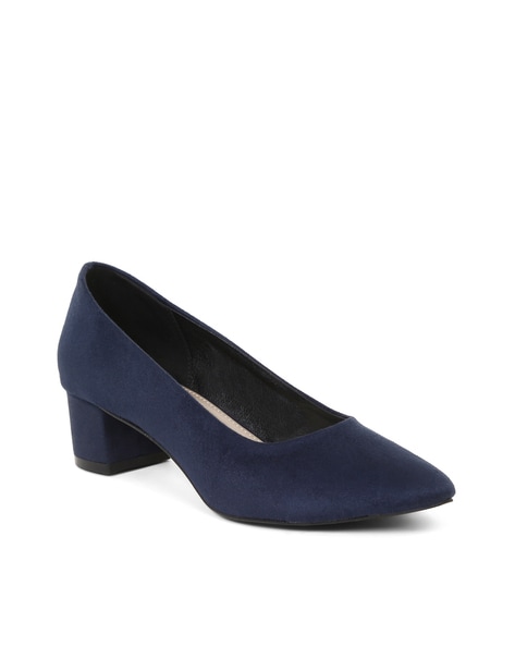 Flat N Heels Round-Toe Chunky-Heeled Shoes