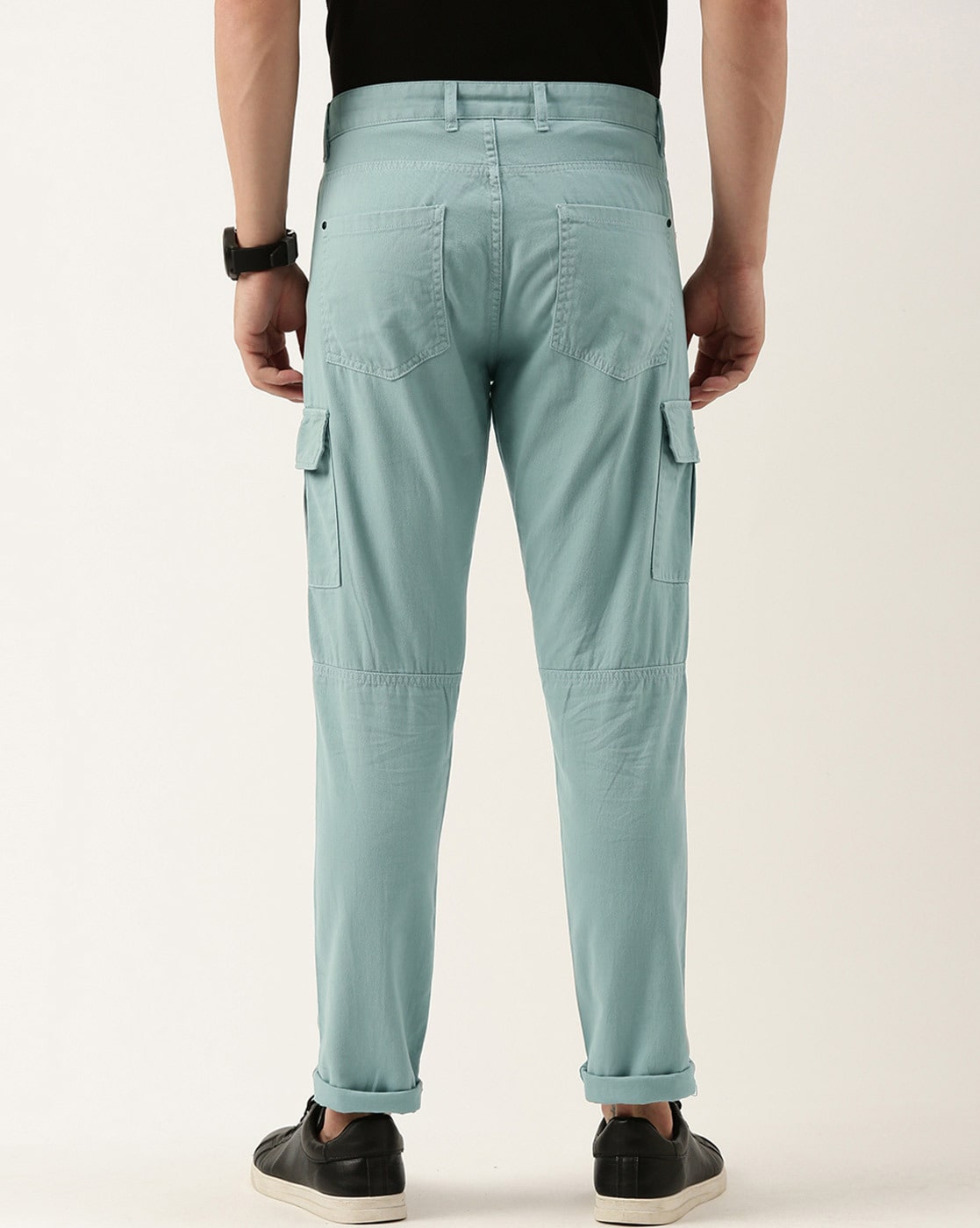 Buy Blue Trousers & Pants for Men by iVOC Online