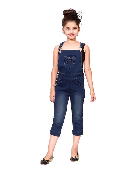 Denim dungarees mini dress Miu Miu | Ratti Boutique