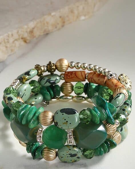 Jewels galaxy Multi-Strand Stretchable Bracelet
