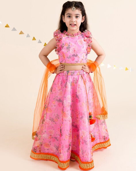 Discover more than 134 floral lehenga for girls