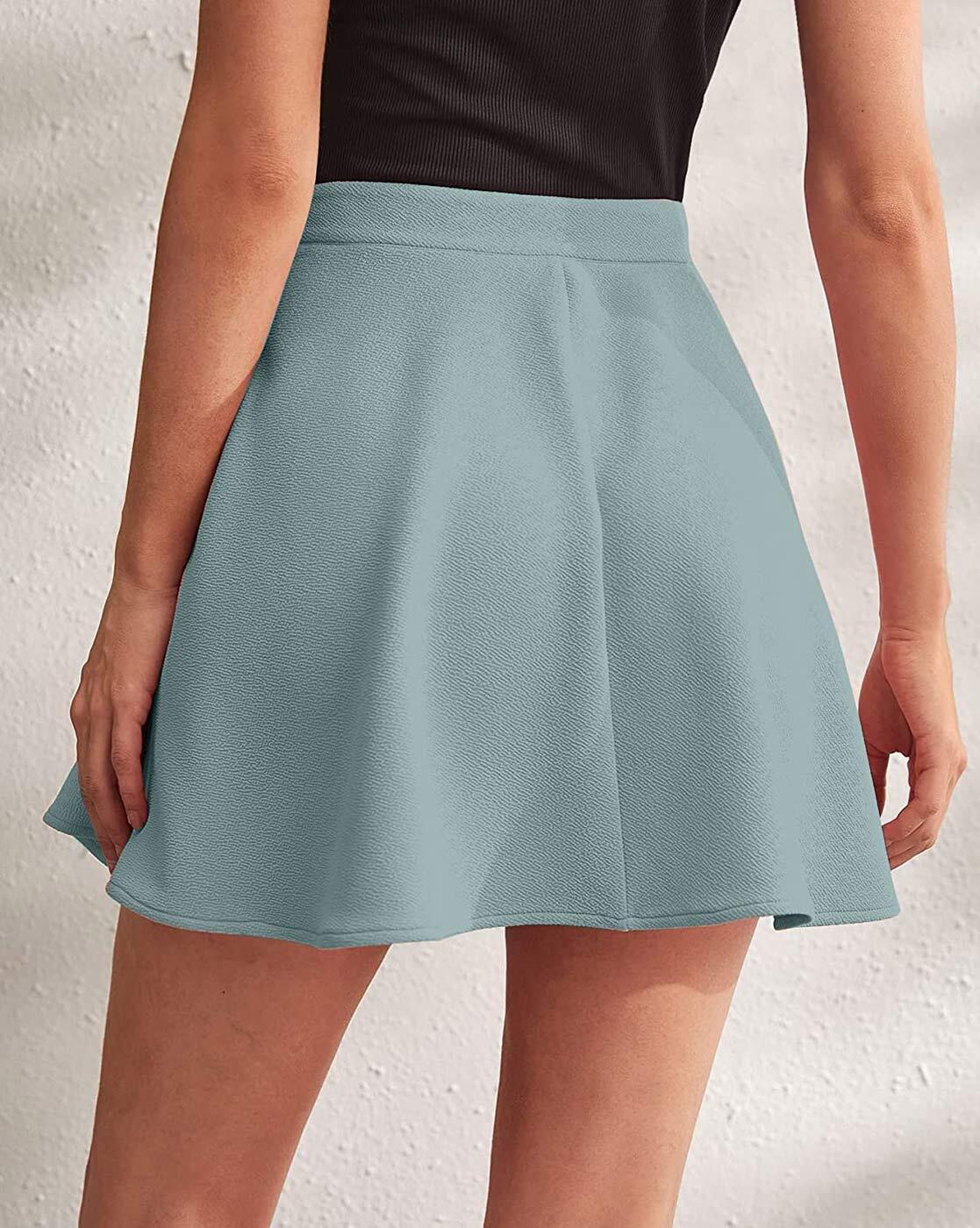 Buy Grey Skirts for Women by Wedani Online