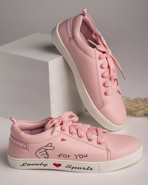Buy Pink Casual Shoes for Girls by Shoetopia Online