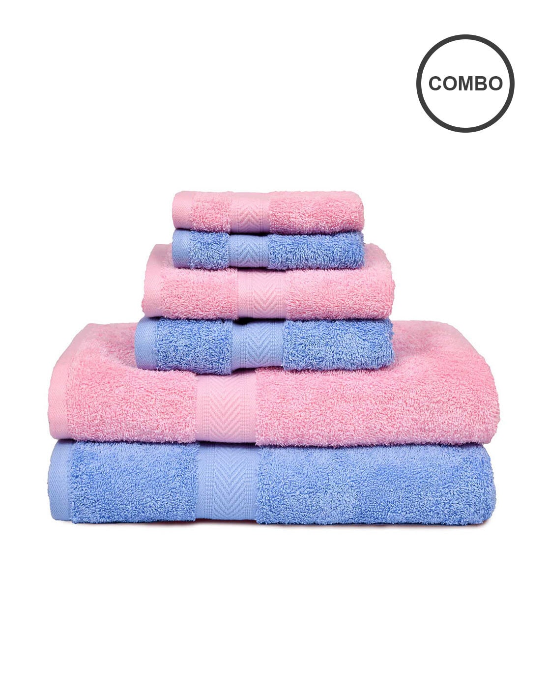 ClearloveWL Bath towel, 3pcs Cotton Towel Set +1 Bath Towels Bathroom Set  For Family Guest Bathrooms Gym Home Hotel Towels (Color : Multicolor)