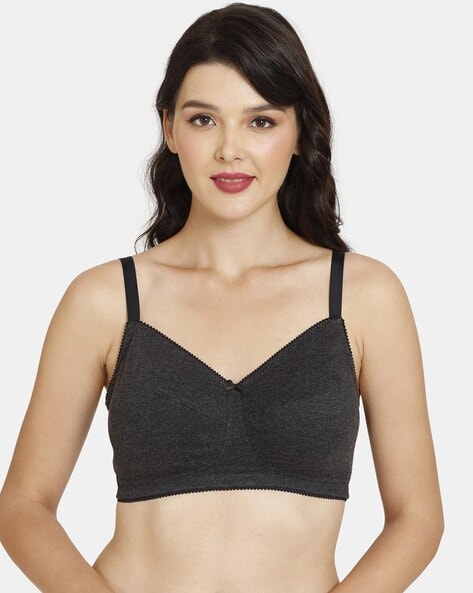 Single Layered Non-Wired Non-Padded 3/4th Coverage Lace Bra