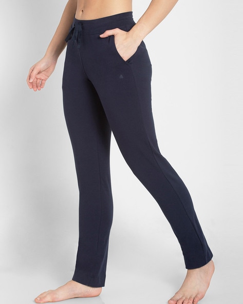 Lovable Cotton Gym Wear Dark Blue Track Pants for ladies – Stilento
