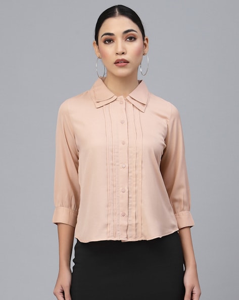 Buy Nude Shirts for Women by STYLE QUOTIENT Online