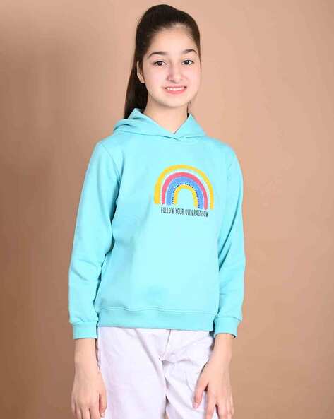 Girls aqua clearance hoodie