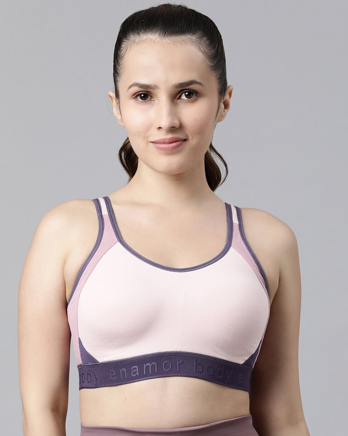 Buy PrettyCat Lightly Lined Non-Wired Full Coverage Bralette - Pink at  Rs.559 online