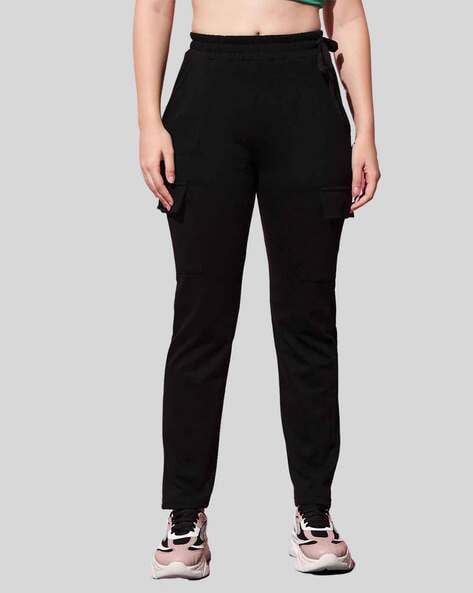 Buy Black Track Pants for Women by PERFORMAX Online | Ajio.com