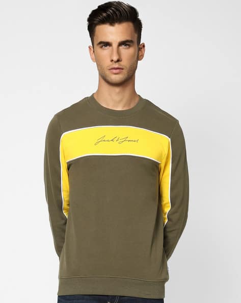 Buy Khaki Sweatshirt Hoodies for Men by Jack Jones Online