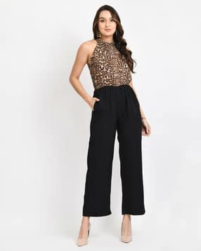 v&m Animal Print Halter-Neck Jumpsuit-picture-38
