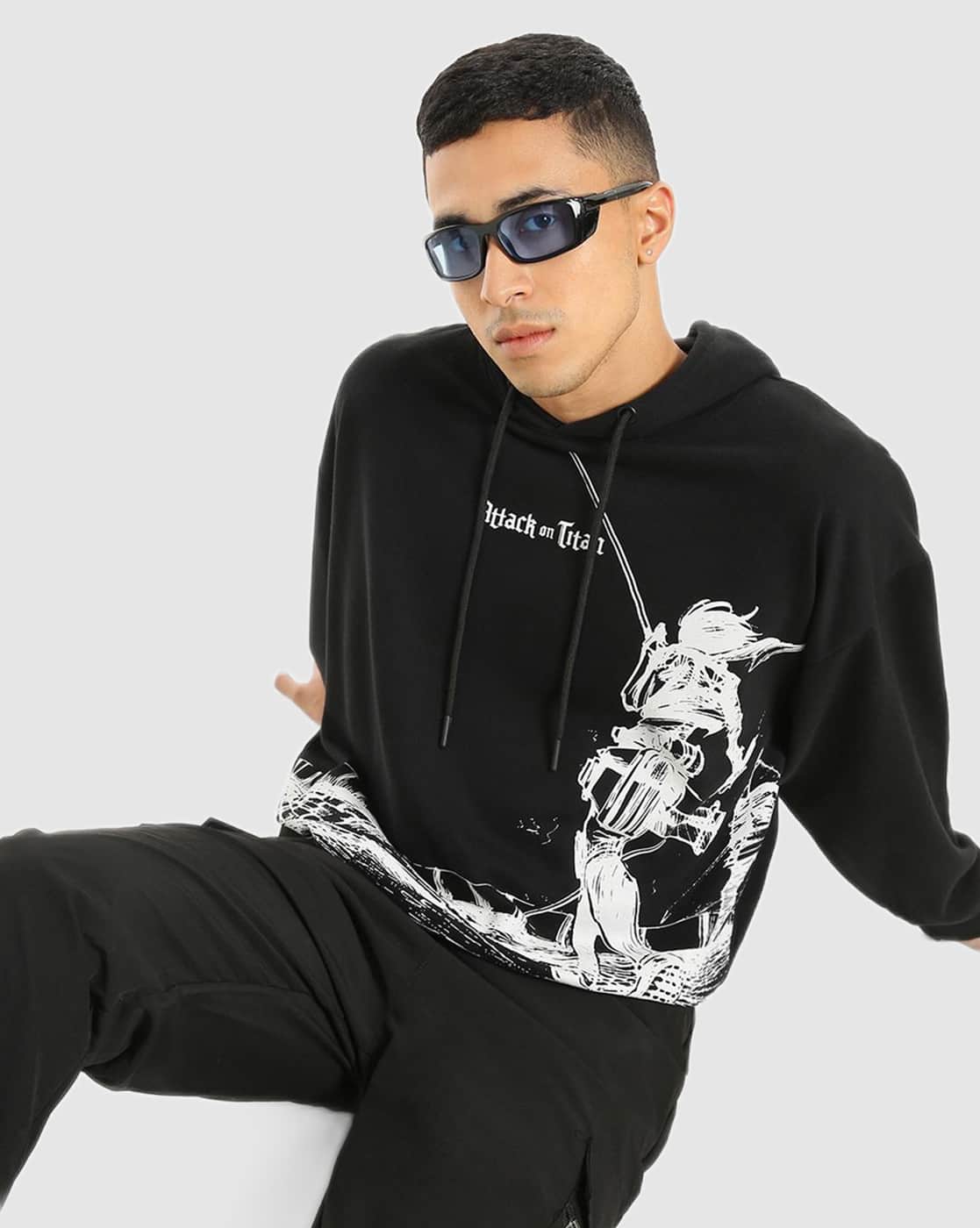 Buy Black Sweatshirt & Hoodies for Men by Bewakoof Online | Ajio.com