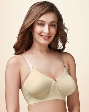 Buy Trylo-Oh-so-pretty you! White Non Wired Non Padded T-Shirt Bra