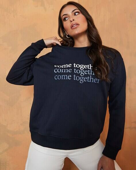 Come Together Slogan Sweatshirt