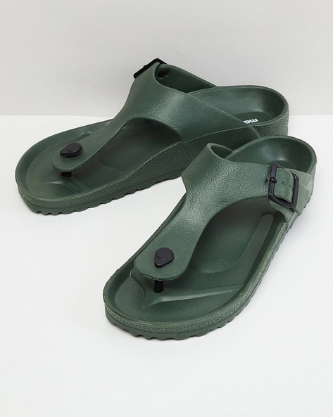 Buy Olive Green Flip Flop Slippers for Men by max Online Ajio