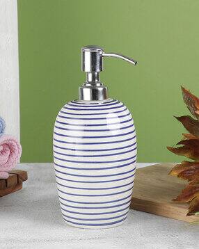 Spiral Ceramic Round Soap Dispenser