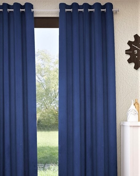 Buy Blue Curtains & Accessories for Home & Kitchen by Home Sizzler Online