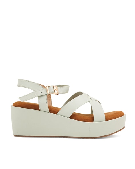 Buy Cream Heeled Sandals for Women by MIJAS Online  Ajiocom