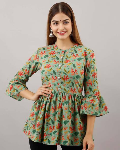 Buy Green Tops for Women by COUNTRY STYLE Online
