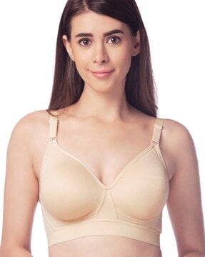 TRYLO Women's Cotton Non-Wired Full Cup Non Padded Regular Bra (OMNIMISER)