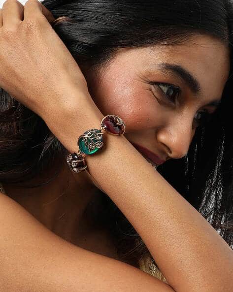 Sohi Gold-Plated Link Bracelet